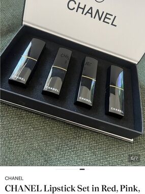 CHANEL Black and Gold Lipstick Quartet